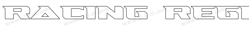 Racing Regular字体转换